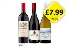 Londis Calvet Prestige Merlot, Côtes Du Rhône, Sauvignon Blanc offer