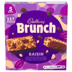 Morrisons Cadbury Brunch Raisin Cereal Bars offer