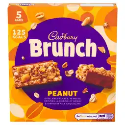 Morrisons Cadbury Brunch Peanut Cereal Bars offer