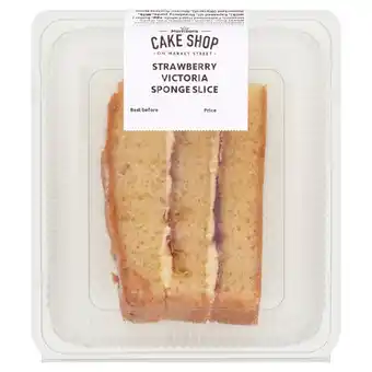 Morrisons Market Street Strawberry Victoria Sponge Cake Slice offer