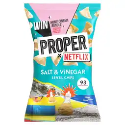 Morrisons Proper Chips Salt & Vinegar Lentil Chips offer