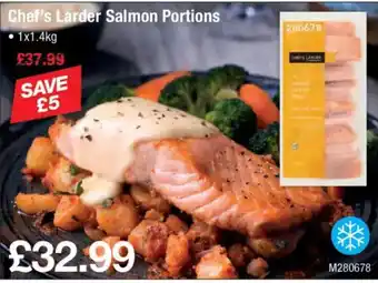 Makro Chef's Larder Salmon Portions offer