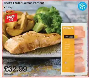 Makro Chef's Larder Salmon Portions offer