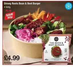 Makro Strong Roots Bean & Beet Burger offer