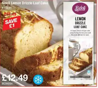 Makro Sidoli Lemon Drizzle Loaf Cake offer