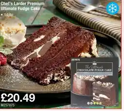 Makro Chef's Larder Premium Ultimate Fudge Cake offer