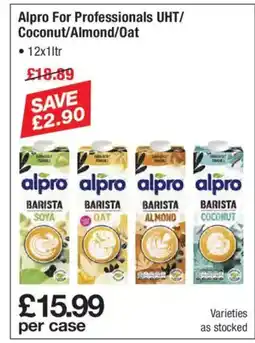 Makro Alpro For Professionals UHT/ Coconut/Almond/Oat offer