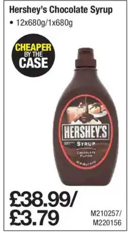 Makro Hershey's Chocolate Syrup offer