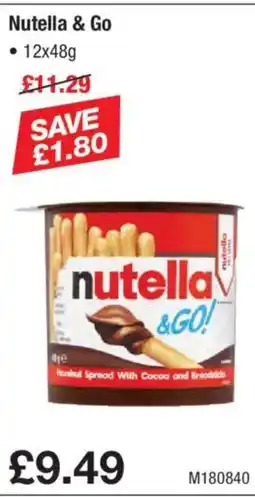 Makro Nutella & Go offer