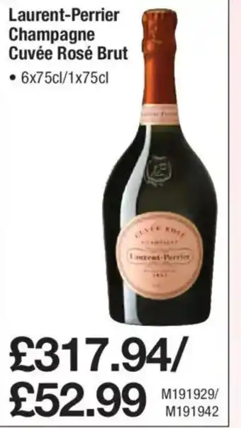 Makro Laurent-Perrier Champagne Cuvée Rosé Brut offer