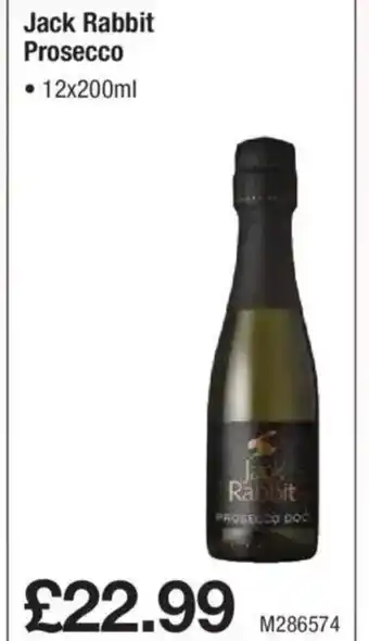 Makro Jack Rabbit Prosecco offer