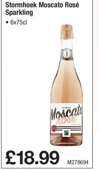 Makro Stormhoek Moscato Rosé Sparkling offer