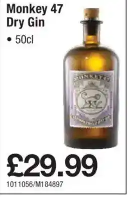 Makro Monkey 47 Dry Gin offer