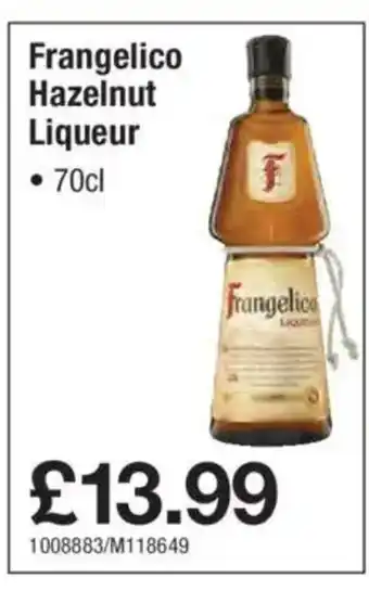 Makro Frangelico Hazelnut Liqueur offer