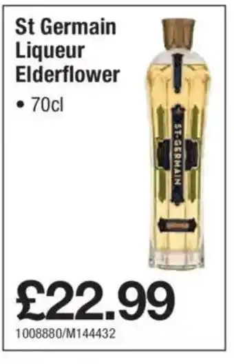 Makro St Germain Liqueur Elderflower offer