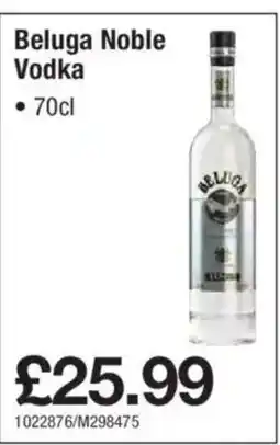 Makro Beluga Noble Vodka offer