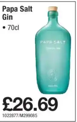 Makro Papa Salt Gin offer