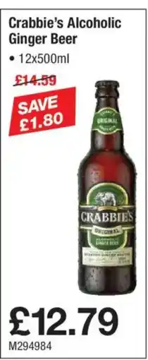 Makro Crabbie's Alcoholic Ginger Beer offer