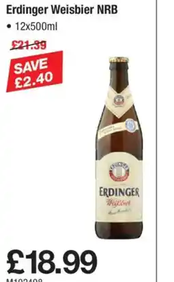 Makro Erdinger Weisbier NRB offer