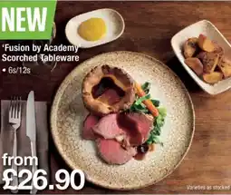 Makro Fusion by Academy Scorched Tableware offer