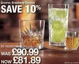 Makro Arcoroc Broadway Glasses offer