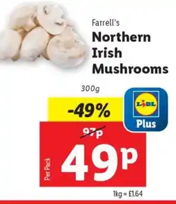 Lidl Farrell's Northern Irish Mushrooms offer