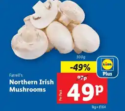 Lidl Farrell's Northern Irish Mushrooms offer