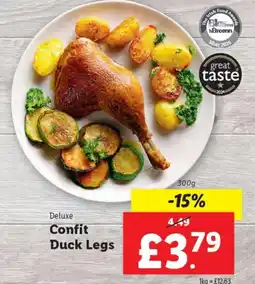 Lidl Deluxe Confit Duck Legs offer