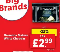 Lidl Dromona Mature White Cheddar offer