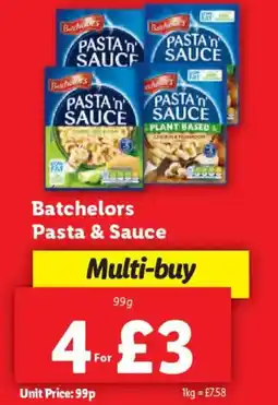 Lidl Batchelors Pasta & Sauce offer