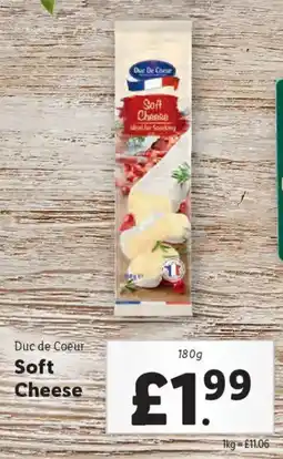 Lidl Duc de Coeur Soft Cheese offer