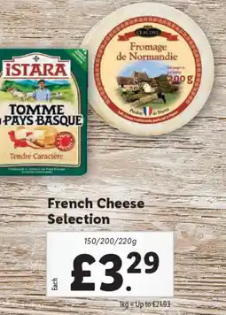 Lidl French Cheese Selection offer