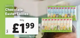 Lidl Favorina Chocolate Easter Lollies offer