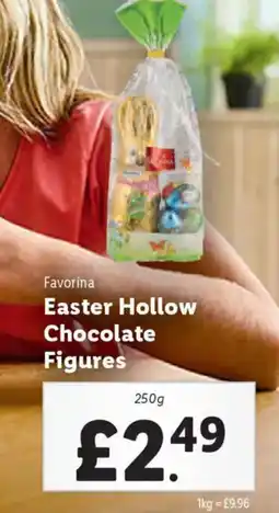 Lidl Favorina Easter Hollow Chocolate Figures offer