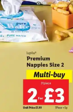 Lidl lupilu® Premium Nappies Size 2 offer