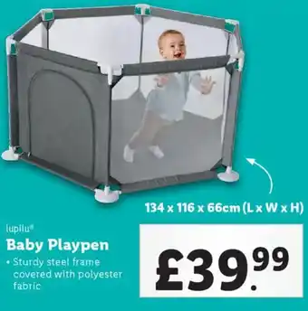 Lidl Baby Playpen offer