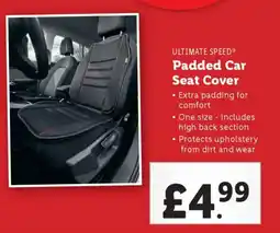 Lidl ULTIMATE SPEED® Padded Car Seat Cover offer