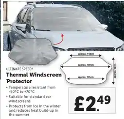 Lidl ULTIMATE SPEED® Thermal Windscreen Protector offer