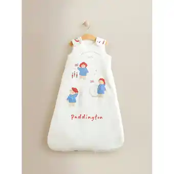 Asda George Home Paddington Bear Blue & White Sleep Bag 2.5 Tog offer