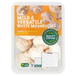 Asda ASDA Mild & Versatile White Mushrooms offer