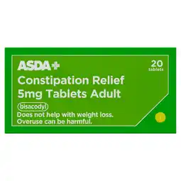 Asda ASDA Constipation Relief 5mg 20 Tablets Adult offer