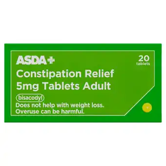 Asda ASDA Constipation Relief 5mg 20 Tablets Adult offer