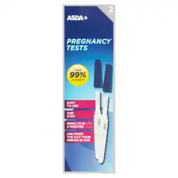 Asda ASDA Pregnancy Tests Pack of 2 offer