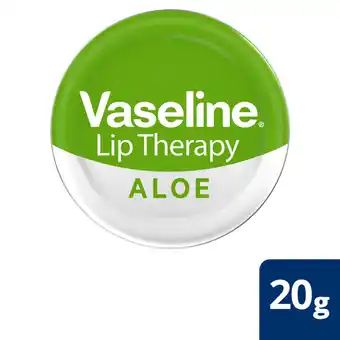 Asda Vaseline Lip Therapy Aloe Vera Lip Tin offer