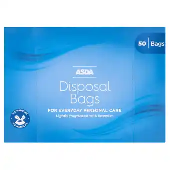 Asda ASDA 50 Disposal Bags offer