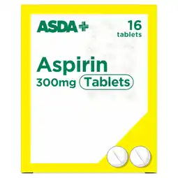 Asda ASDA Aspirin 300mg Tablets offer