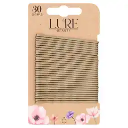 Asda Lure Beauty 30 Large Grips Blonde offer