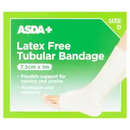 Asda ASDA Latex Free Size D Tubular Bandage offer