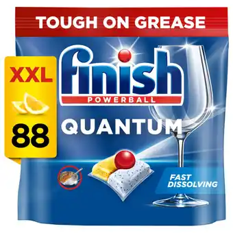 Asda Finish Quantum All in One Dishwasher Tablets Lemon - 88 Tabs offer