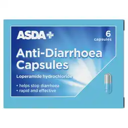 Asda ASDA 6 Anti-Diarrhoea Capsules offer